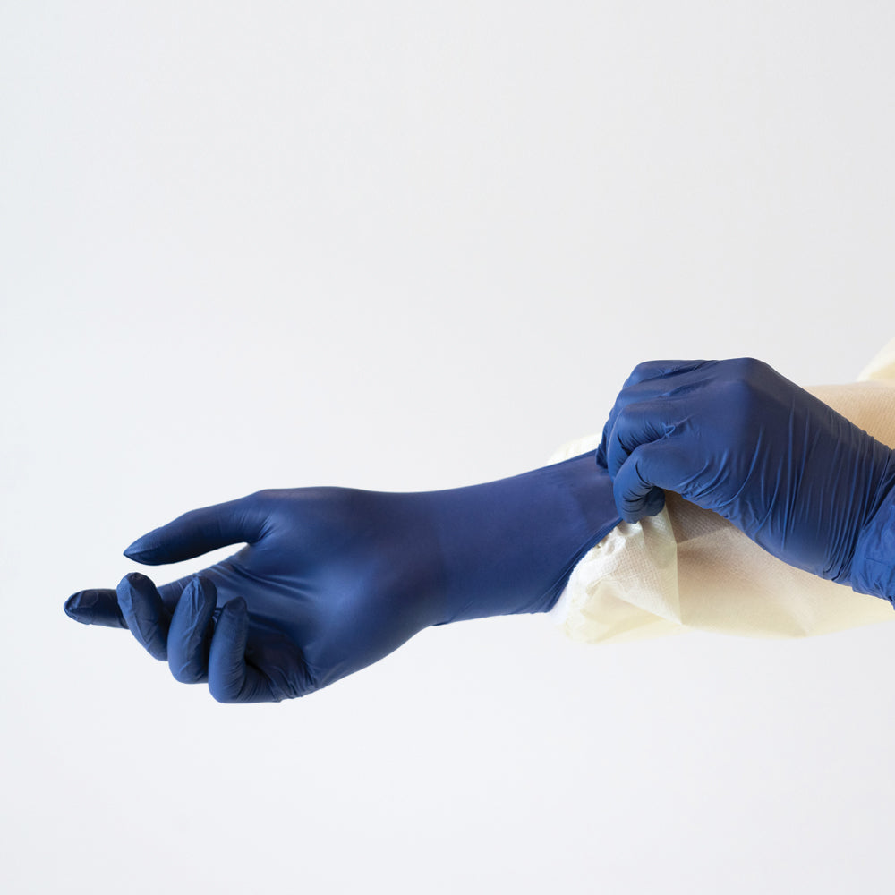 Nitrile Glove, Berry Blue